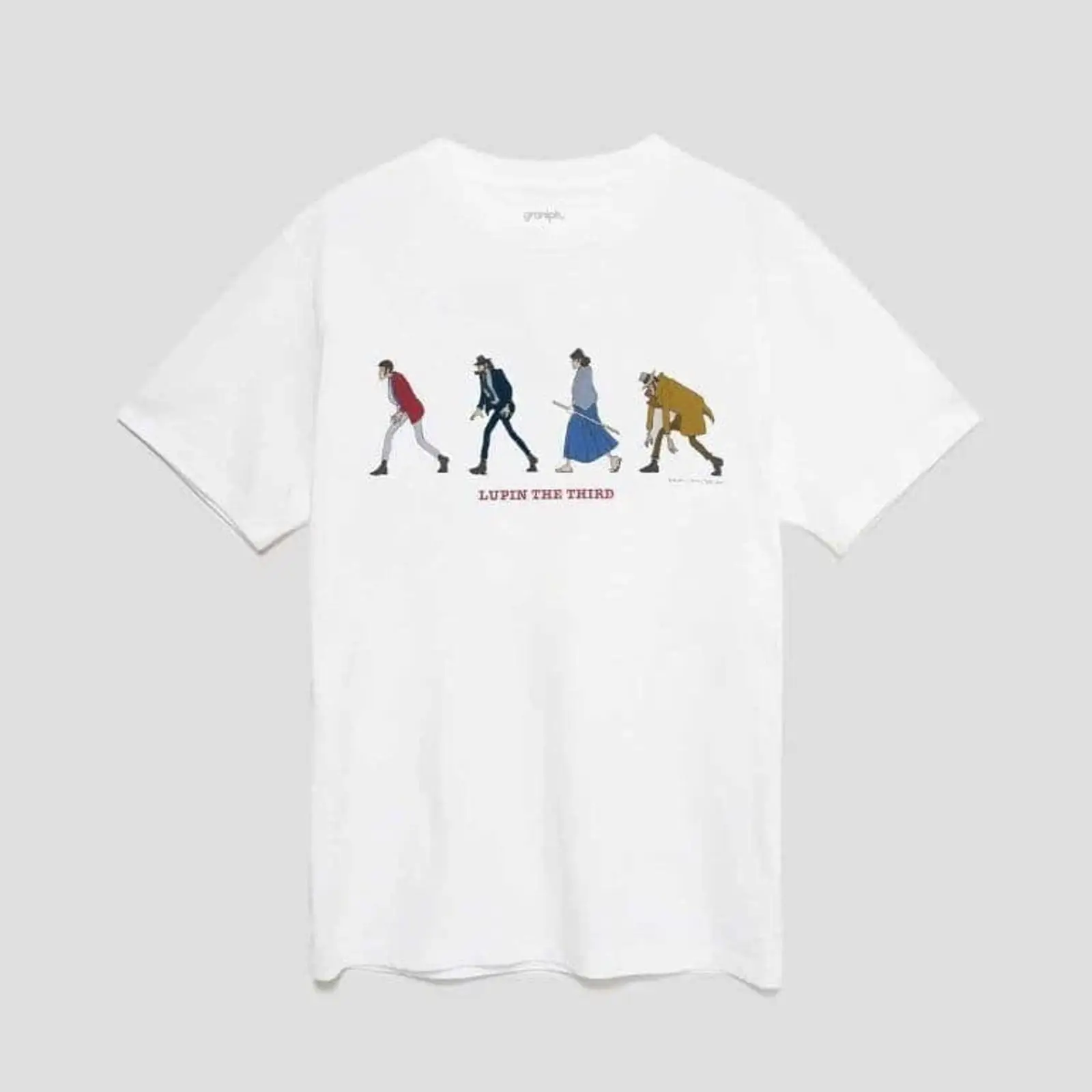 Streetwear Brand Clothing - Graniph Lupin III T-shirt maat L