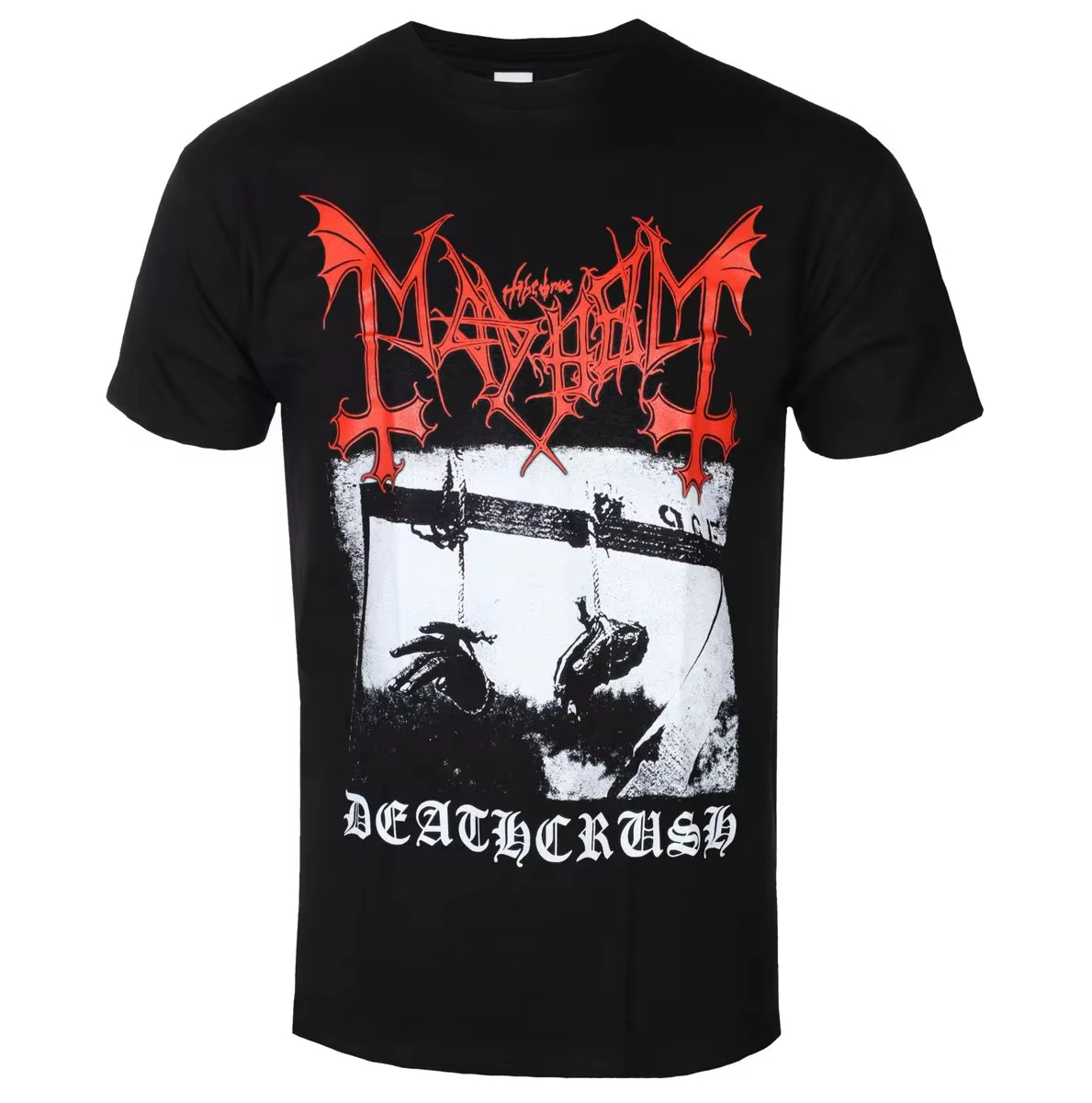 Mayhem Graphic Katoenen T-shir - Streetwear Brand Vintage recensie en prijs