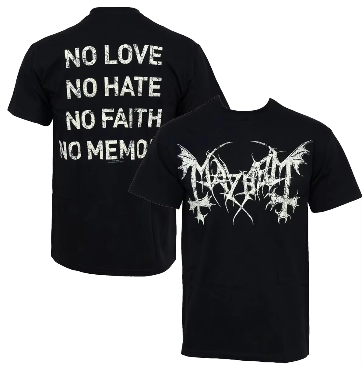 Mayhem Graphic Katoenen T-shir - Streetwear Brand Vintage recensie en prijs