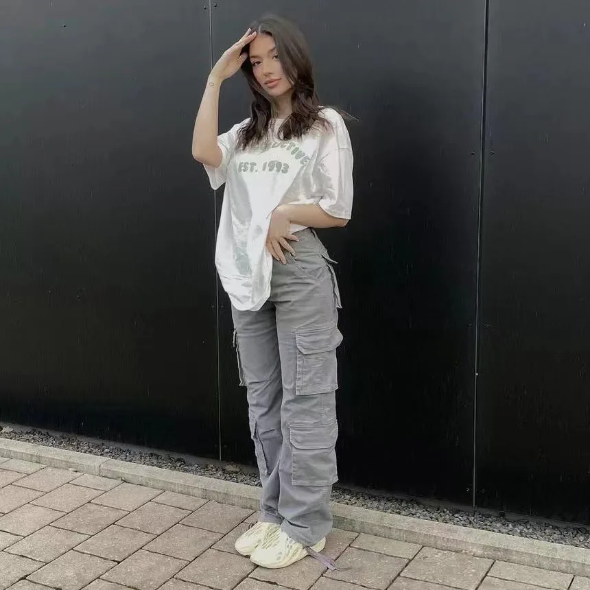 Baggy Cargo Broek Lage Taille  - Streetwear Brand Clothing recensie en prijs